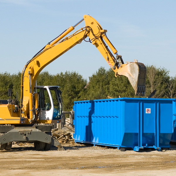 what size residential dumpster rentals are available in Thorpe West Virginia